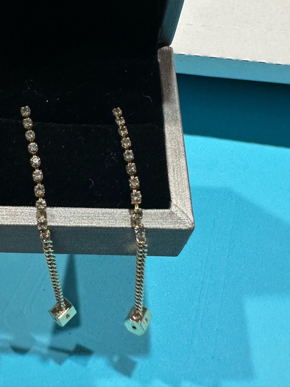 All Saints Kirsty Curb Chain Loop Earrings - Picture 11 of 11